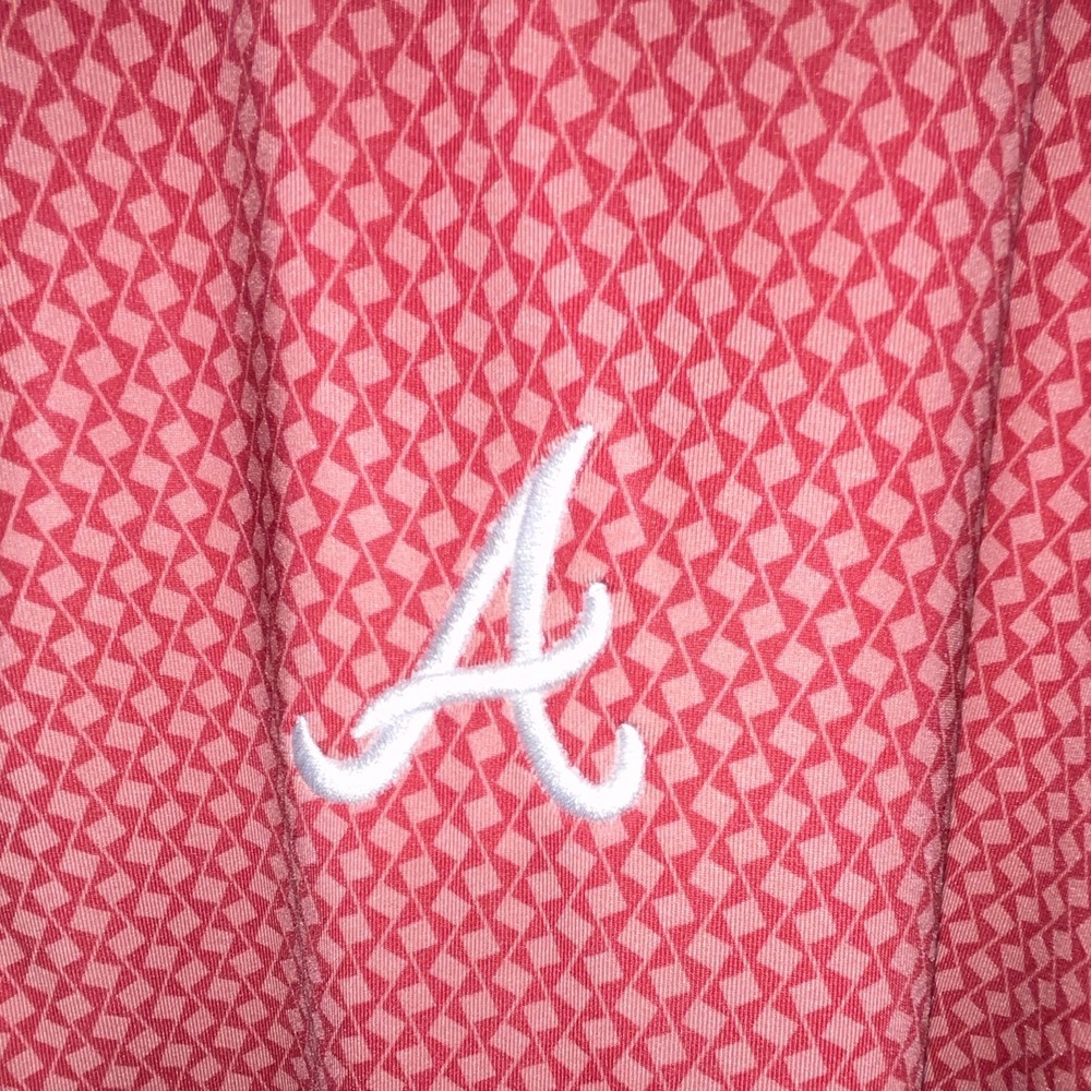 Cutter & Buck Atlanta Braves MLB Baseball Red Polo Shirt Size 3XB - Picture 3 of 5